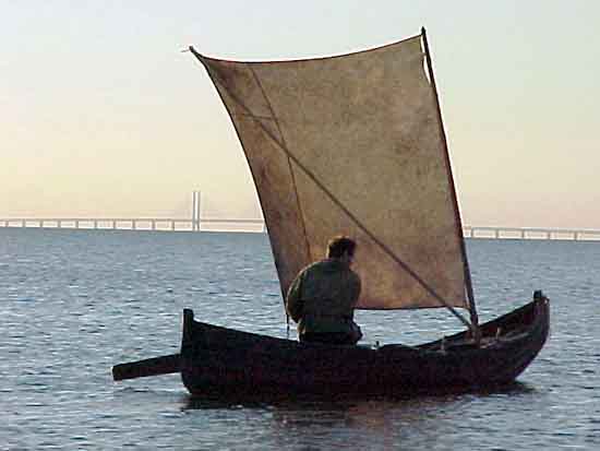 Sailing the boat