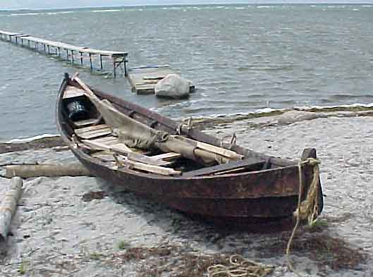 Boat on the Foteviken beach